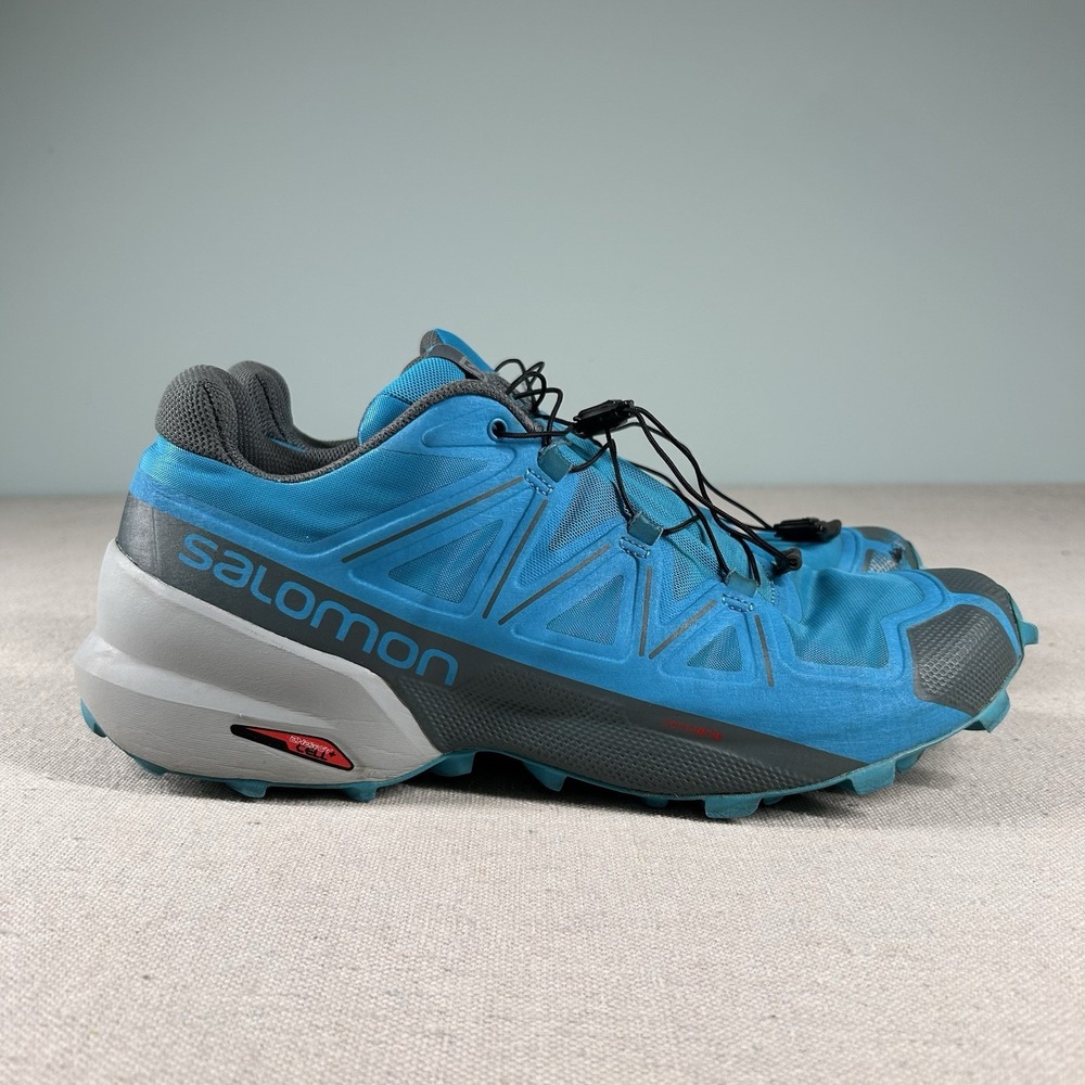 Salomon Blue and Gray Athletic Shoes